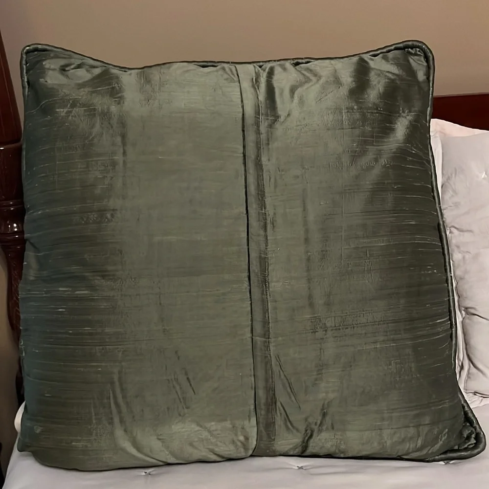 Soft Surroundings Eiuro Sham/ Large Pillow ~ Decorative~ in Soft Green